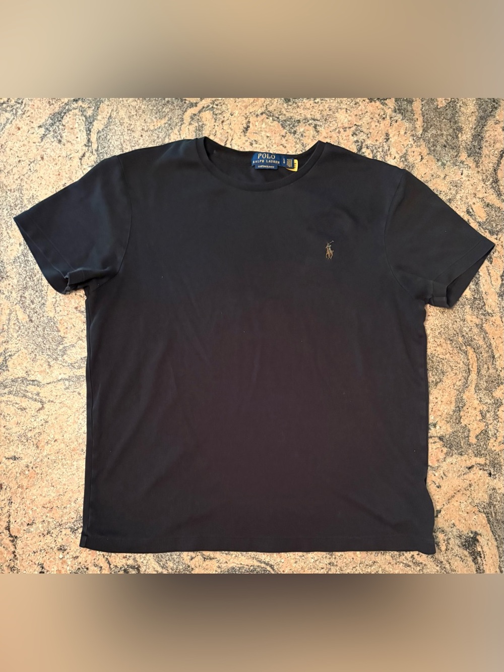 Polo Ralph Lauren Men's Custom Slim Fit Cotton Crewneck T-Shirt, Large